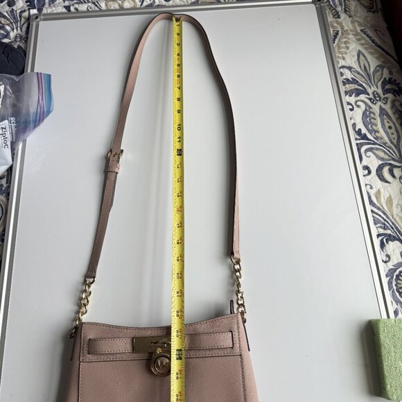 Michael Kors Pink Crossbody Bag with Gold-Tone Hardware - Picture 12 of 12